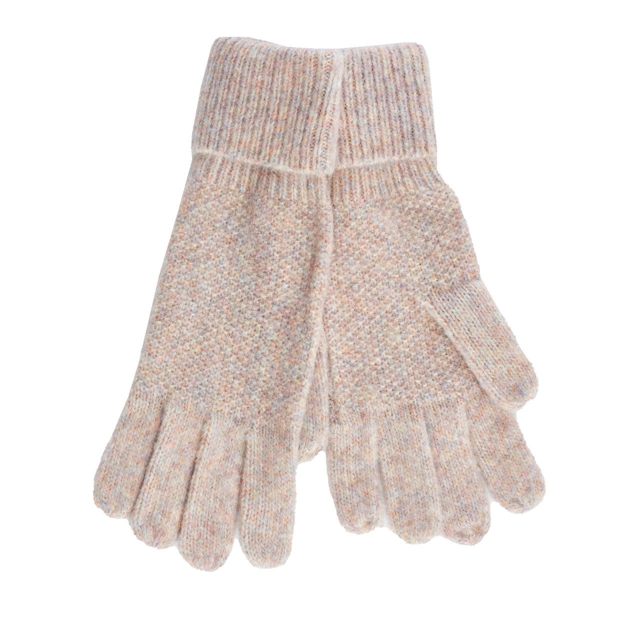 Nitzsche Accessoires Damenstrickhandschuhe in melange Optik