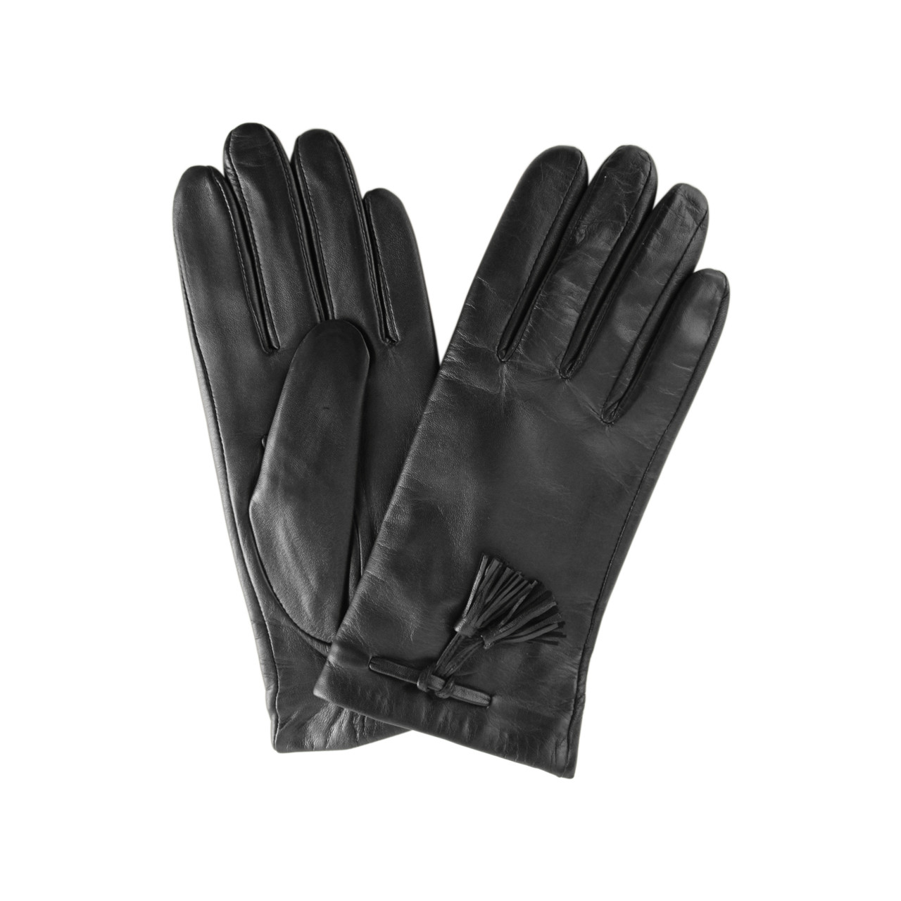 Nitzsche Accessoires Glattleder Handschuh mit Fleecefutter für Damen