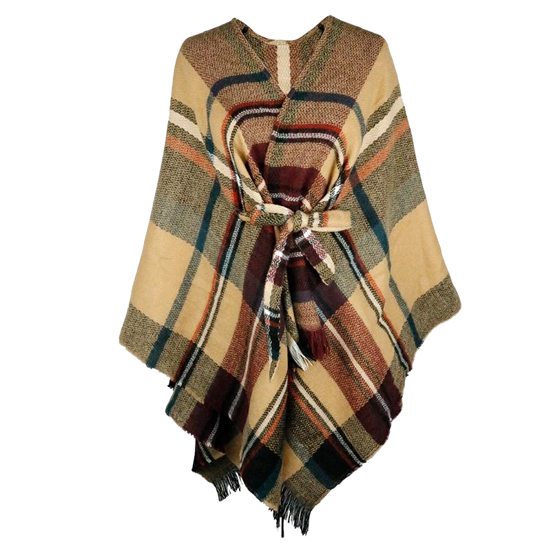 Nitzsche Accessoires Gewebter Damen Poncho